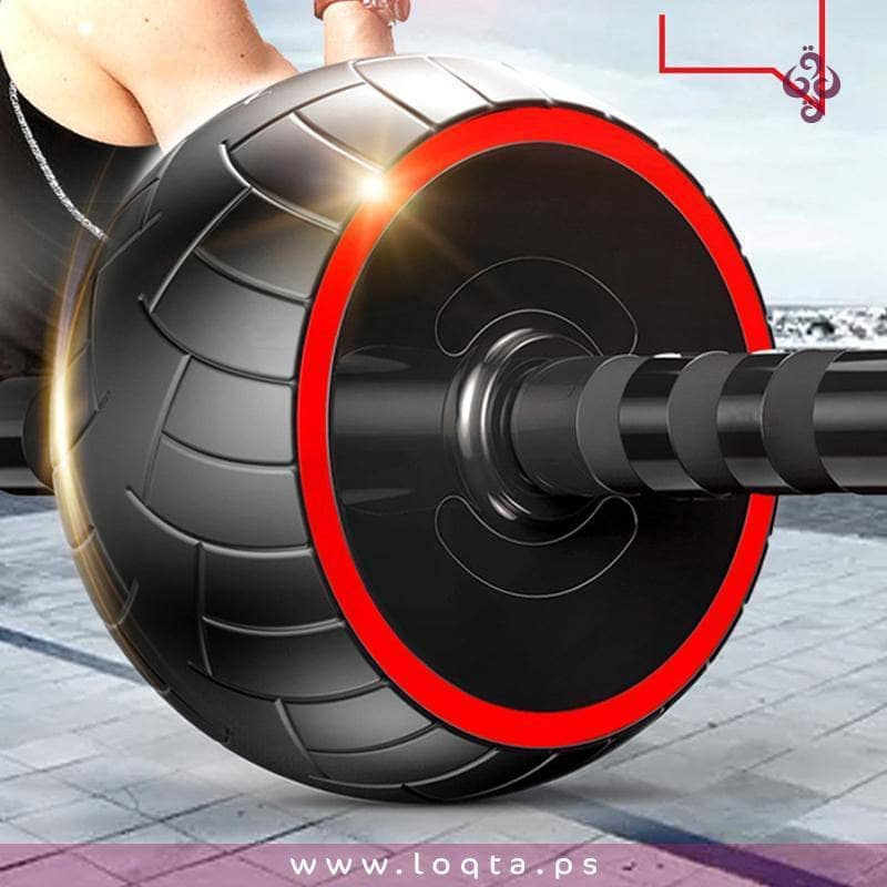 عجلة تمارين اللياقة البدنية خفيفة وسهلة الحمل لتمارين اليدين والساقين والخصر